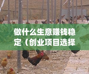 做什么生意赚钱稳定（创业项目选择建议）