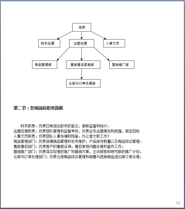 互联网项目执行概要模板